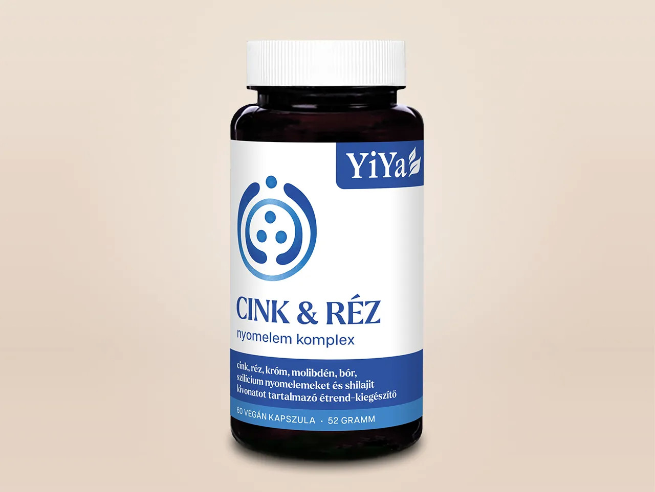 YiYa Complexul de oligoelemente  Zinc și Cupru, 60 capsule
