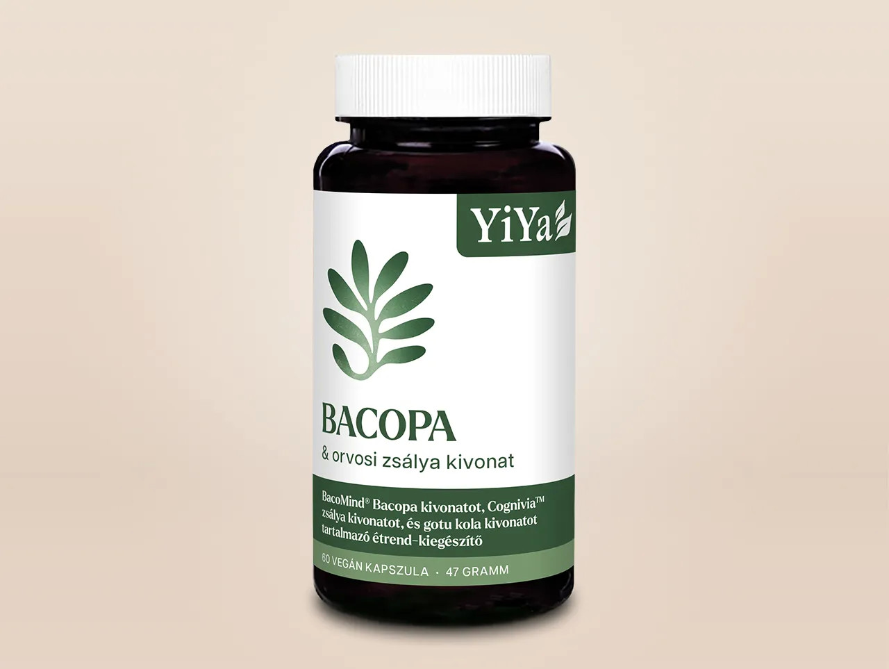 Extract de Bacopa și Salvie, 60 capsule