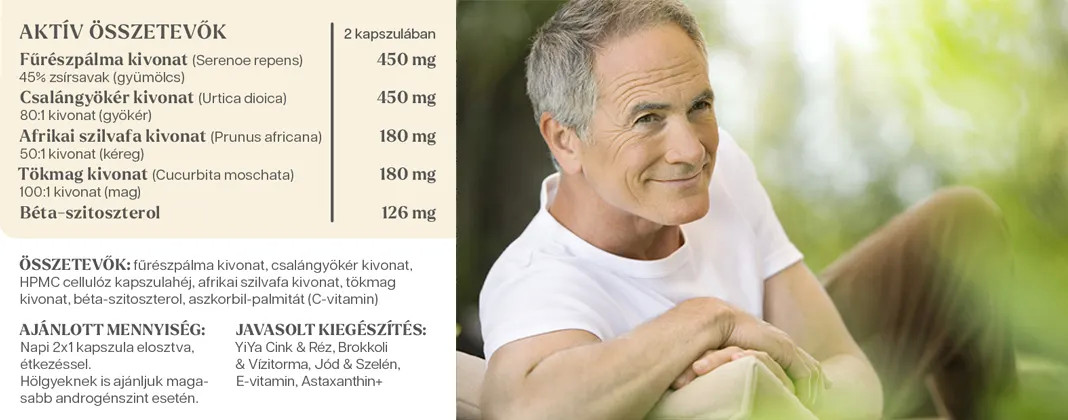 YiYa Palmier Pitic și Rădăcină de Urzică, 60 capsule