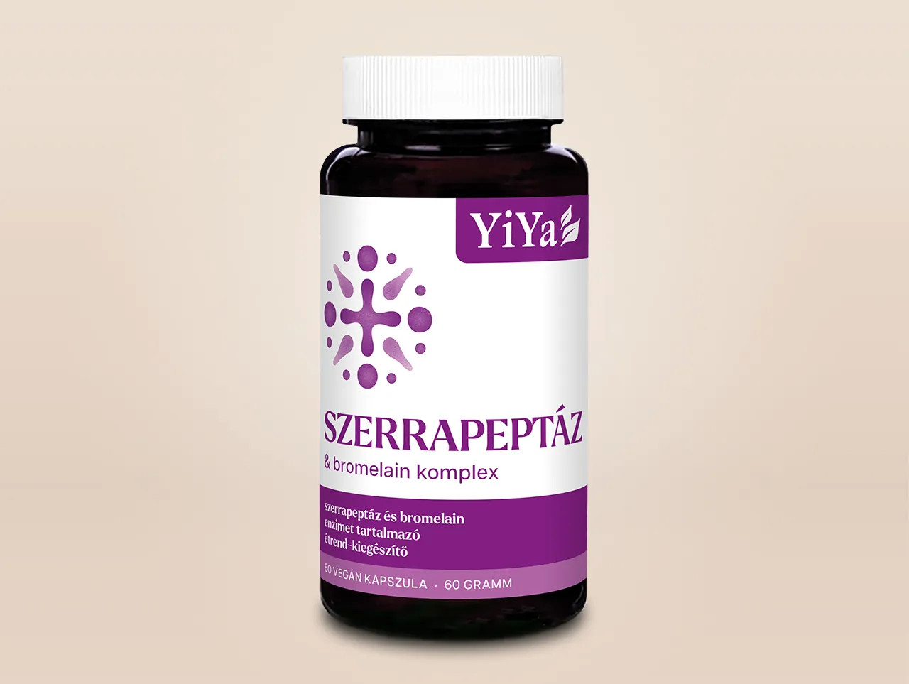YiYa Serrapeptază & Bromelaină, 60 capsule