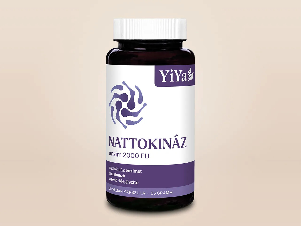 YiYa Nattokinază enzimă, 60 capsule