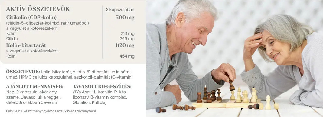 YiYa Citicolină (CDP colină), 60 capsule