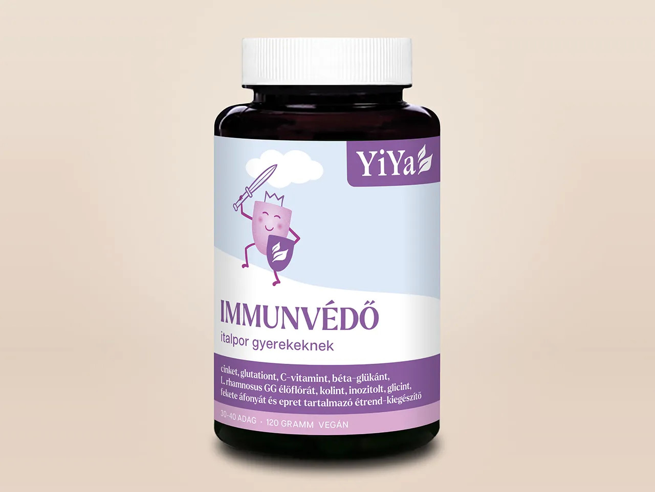 YiYa Complex Imun Protector pentru Copii, 120 grame, 30-40 portii – 5 miliarde de bacterii L-GG cu floră vie!