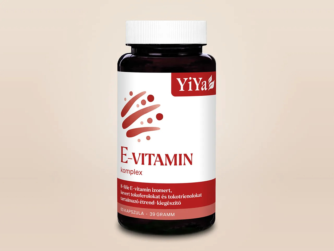 YiYa Complex complet de vitamina E cu spectru 8, 60 capsule