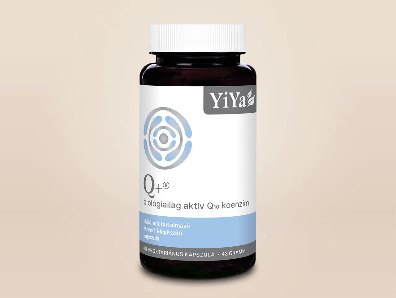 YiYa Q+ Ubiquinol (Kaneka QH®), 60 capsule - coenzima Q10 biologic activă!