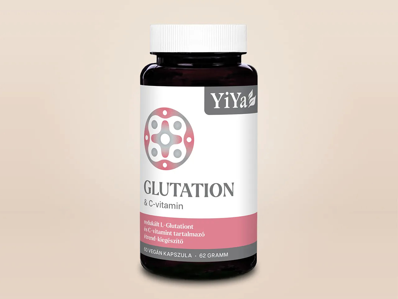 YiYa Glutation GSH, 60 capsule – principalul antioxidant pentru protecția celulară  susținerea imunității și detoxifiere