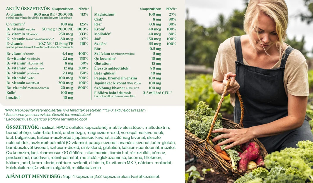 YiYa Fermentia, 120 capsule – Multivitamin alimentar creat pentru nevoile omului modern!