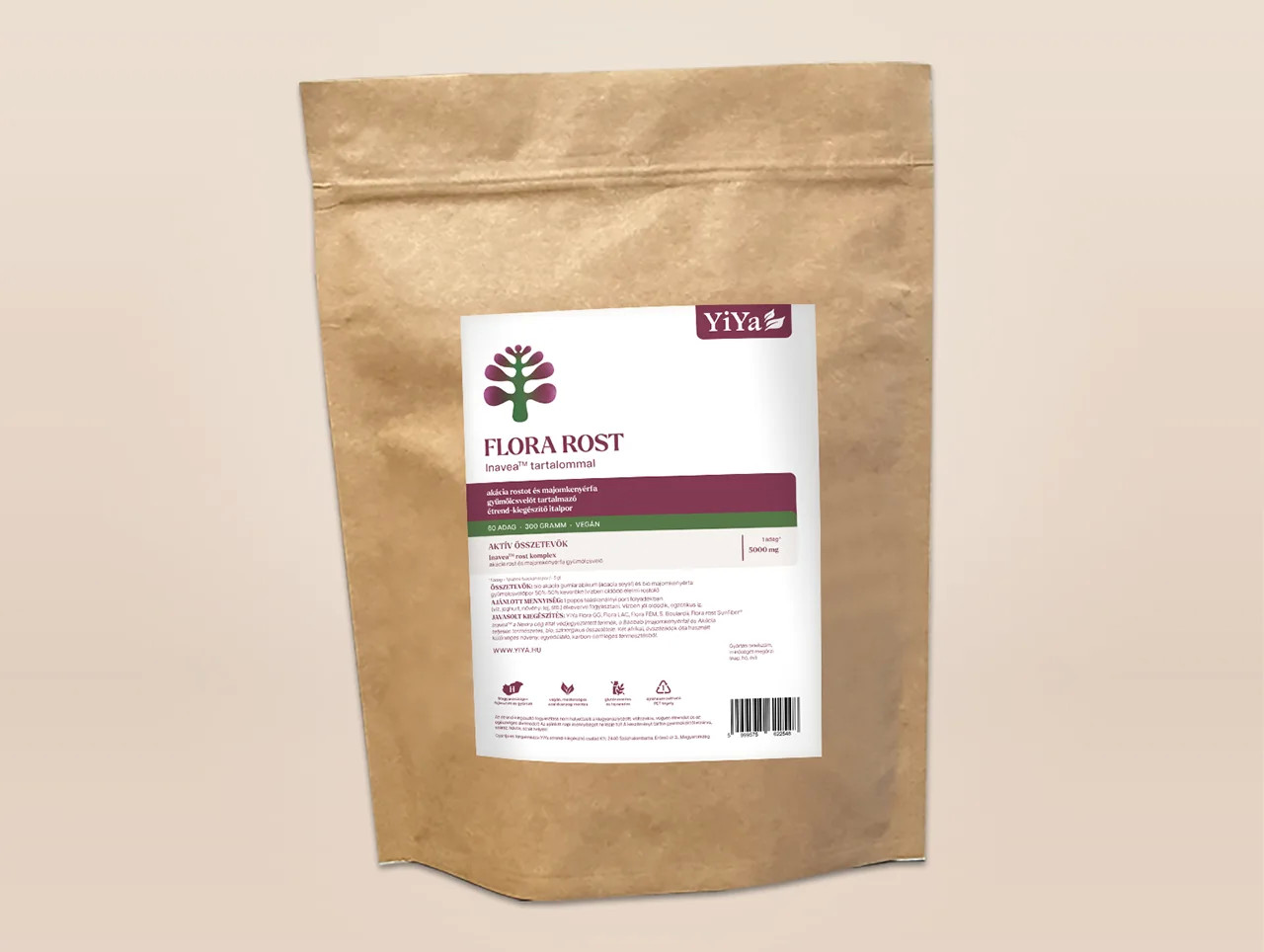 YiYa Inavea™ complex de fibre pentru flora intestinală 300 gr – pentru sănătatea microflorei benefice și a digestiei!