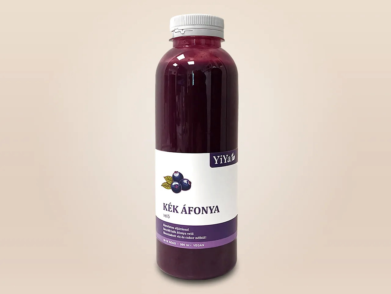 YiYa Piure de Afine Albastre 100%, 500 ml – Superfruct antioxidant din Transilvania