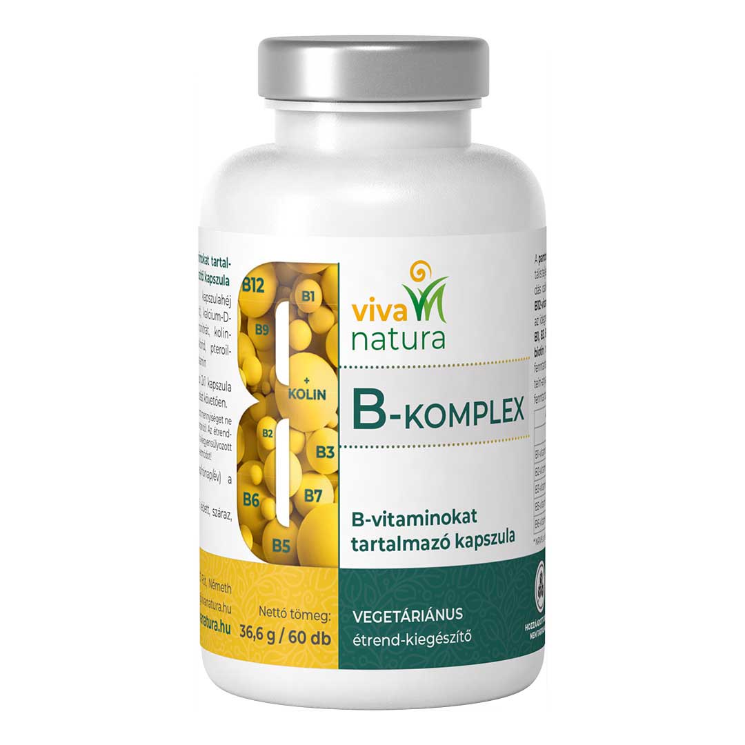 Complex de vitamine B Viva Natura  60 capsule