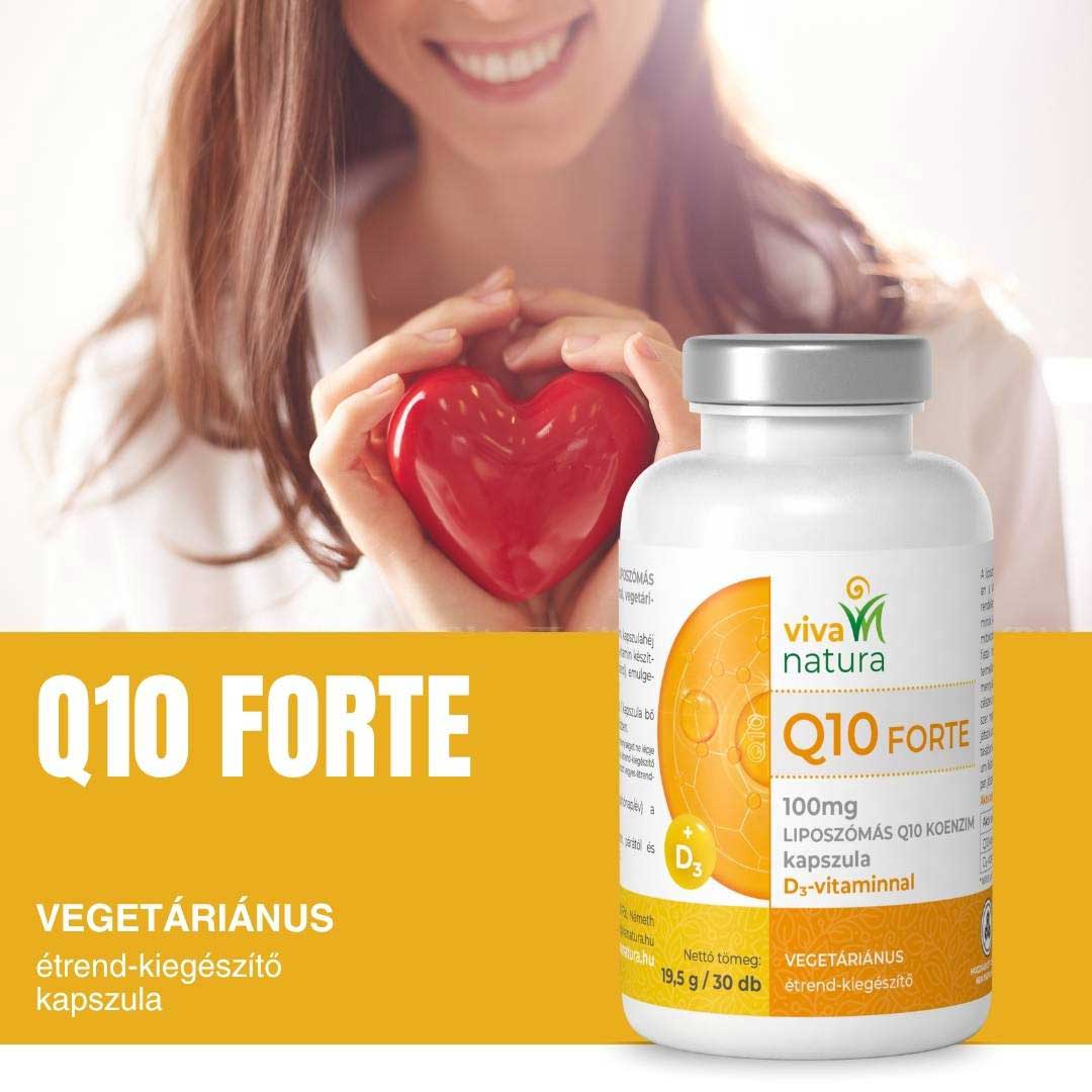 VNature Q10 Forte Lipozomal cu vitamina D3 capsule (60 buc)