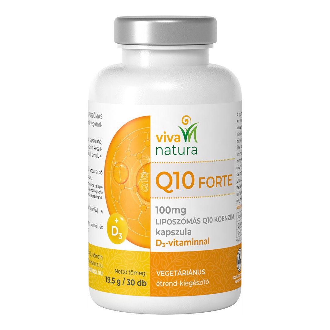 VNature Q10 Forte Lipozomal cu vitamina D3 capsule (60 buc)