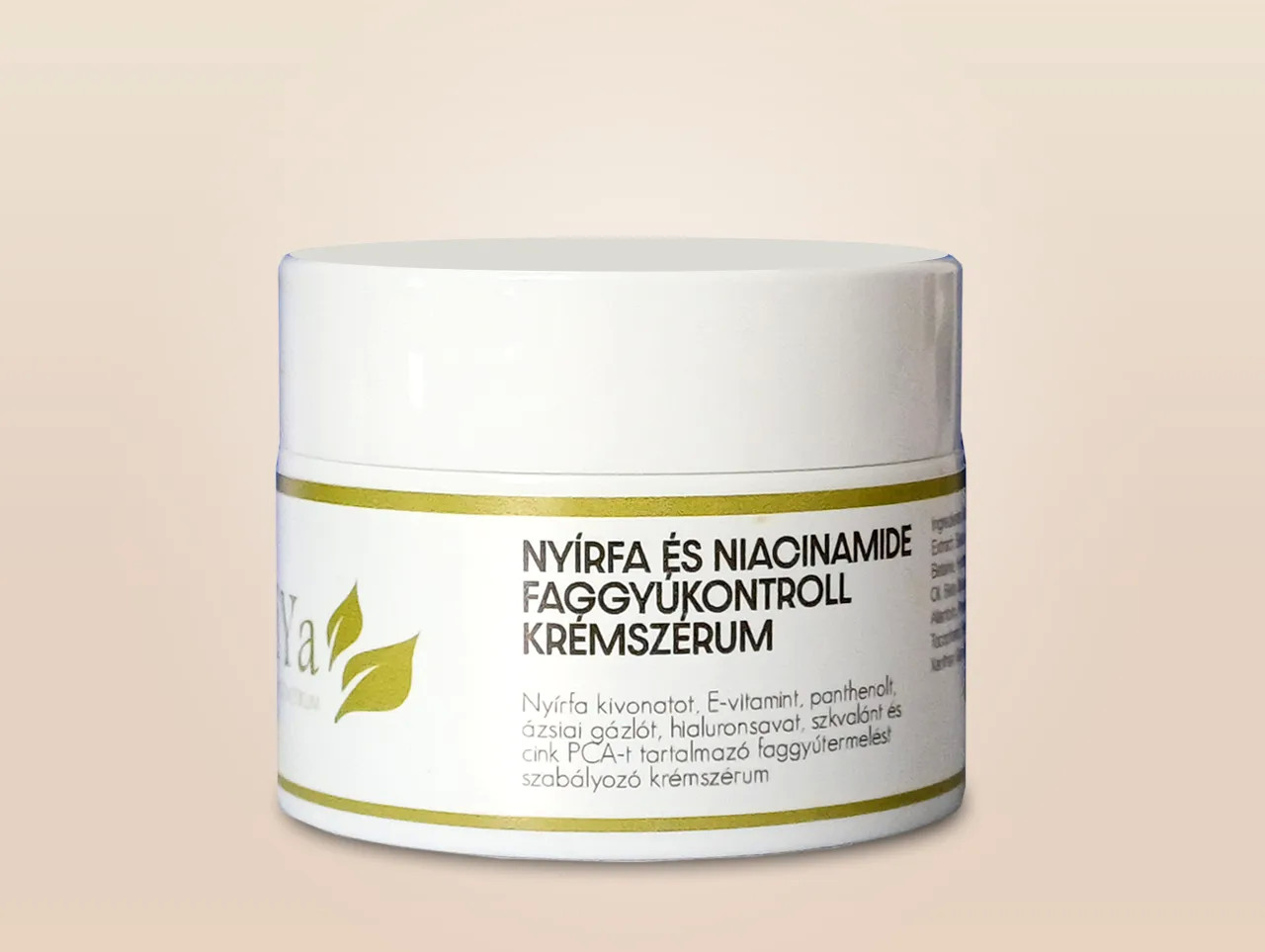 YiYa Ser Crem cu Mesteacăn și Niacinamidă, 50 ml – 100% produs natural