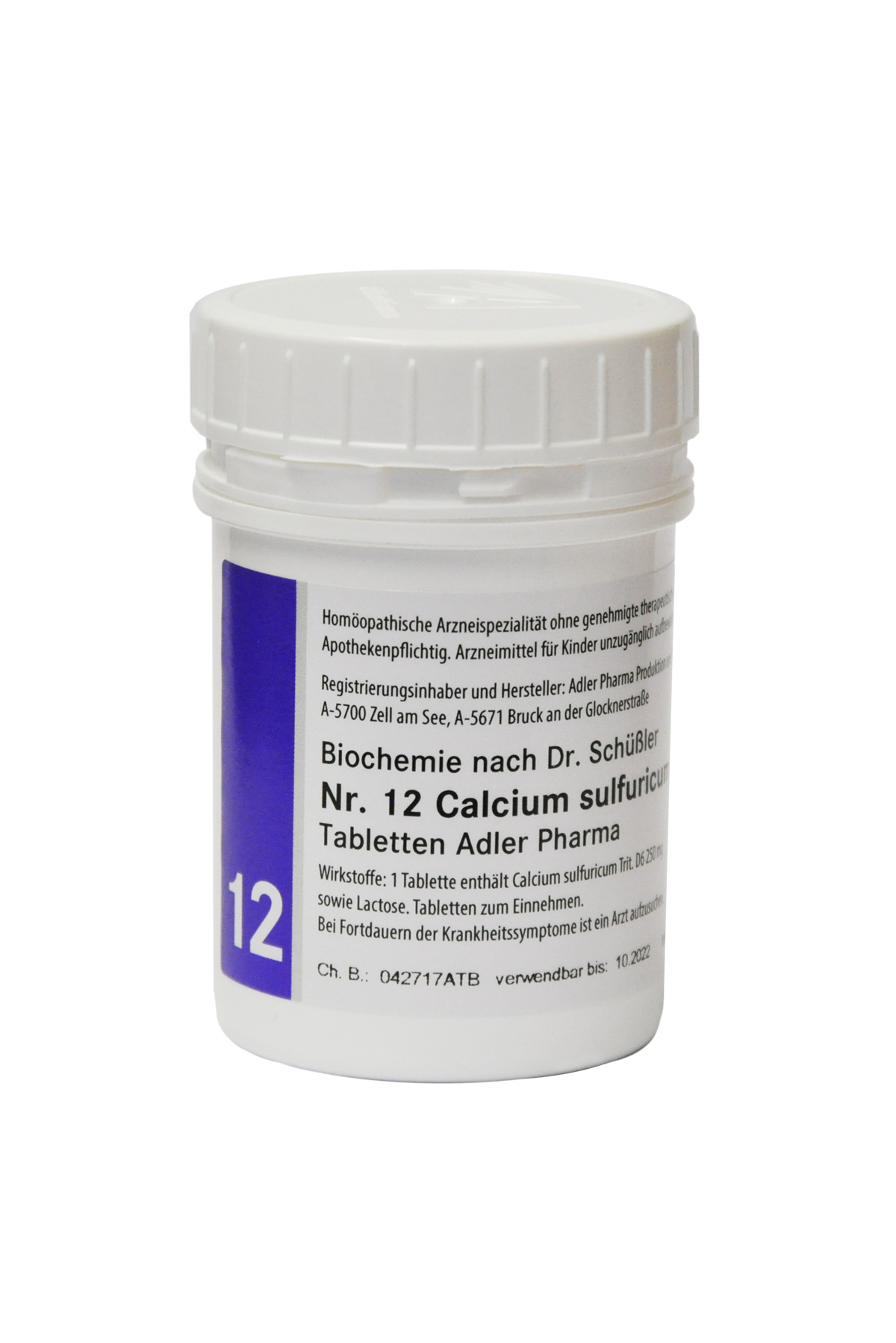 400 CPR. - NR.12 CALCIUM SULFURICUM  
