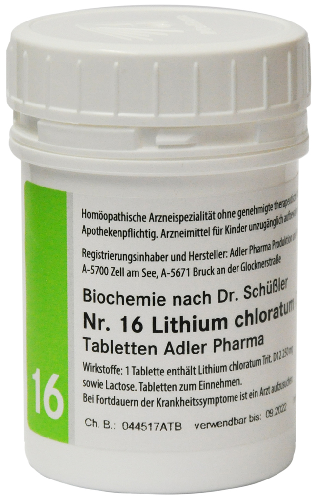 400 CPR - NR.16 Lithium chloratum