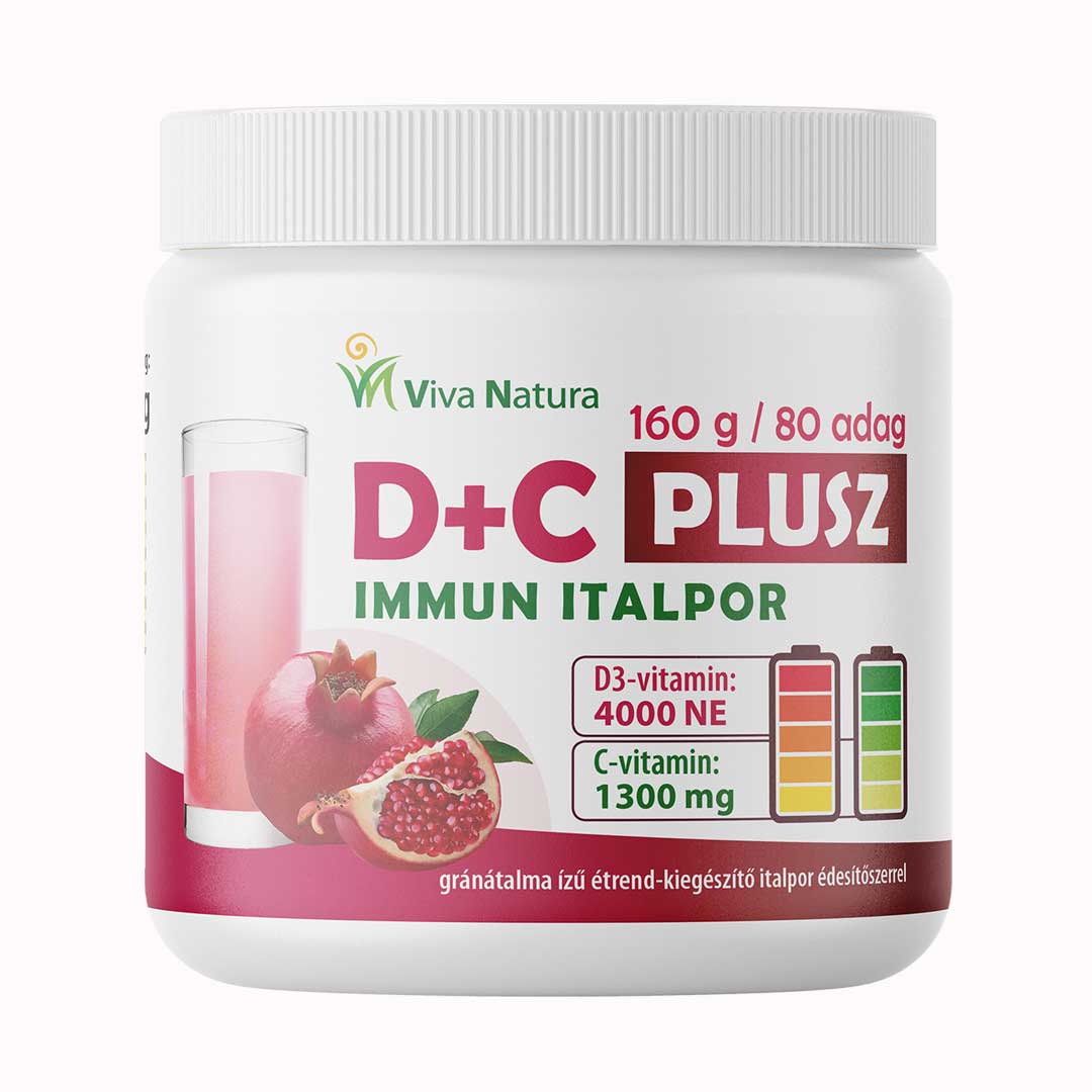 D+C plus supliment alimentar imunitar pudră de băutură 160 g