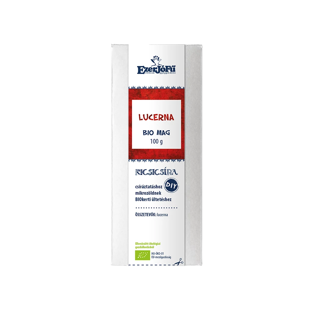 Semințe pentru germinat lucernă bio 100 g