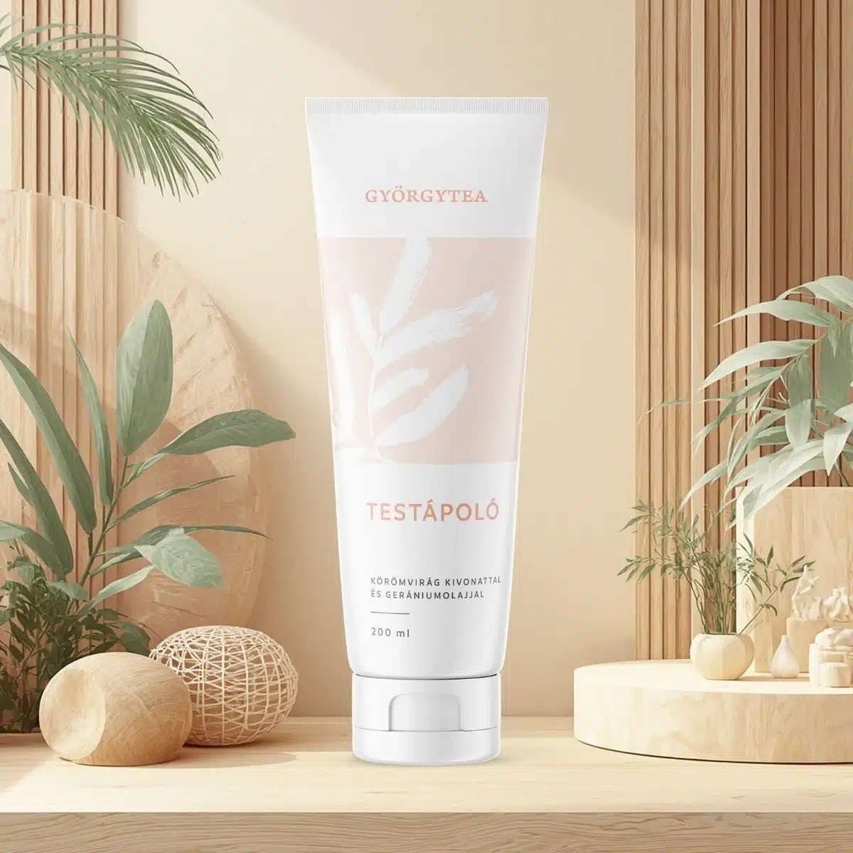 Györgytea – Loțiune corporală cu extract de gălbenele și ulei de geranium