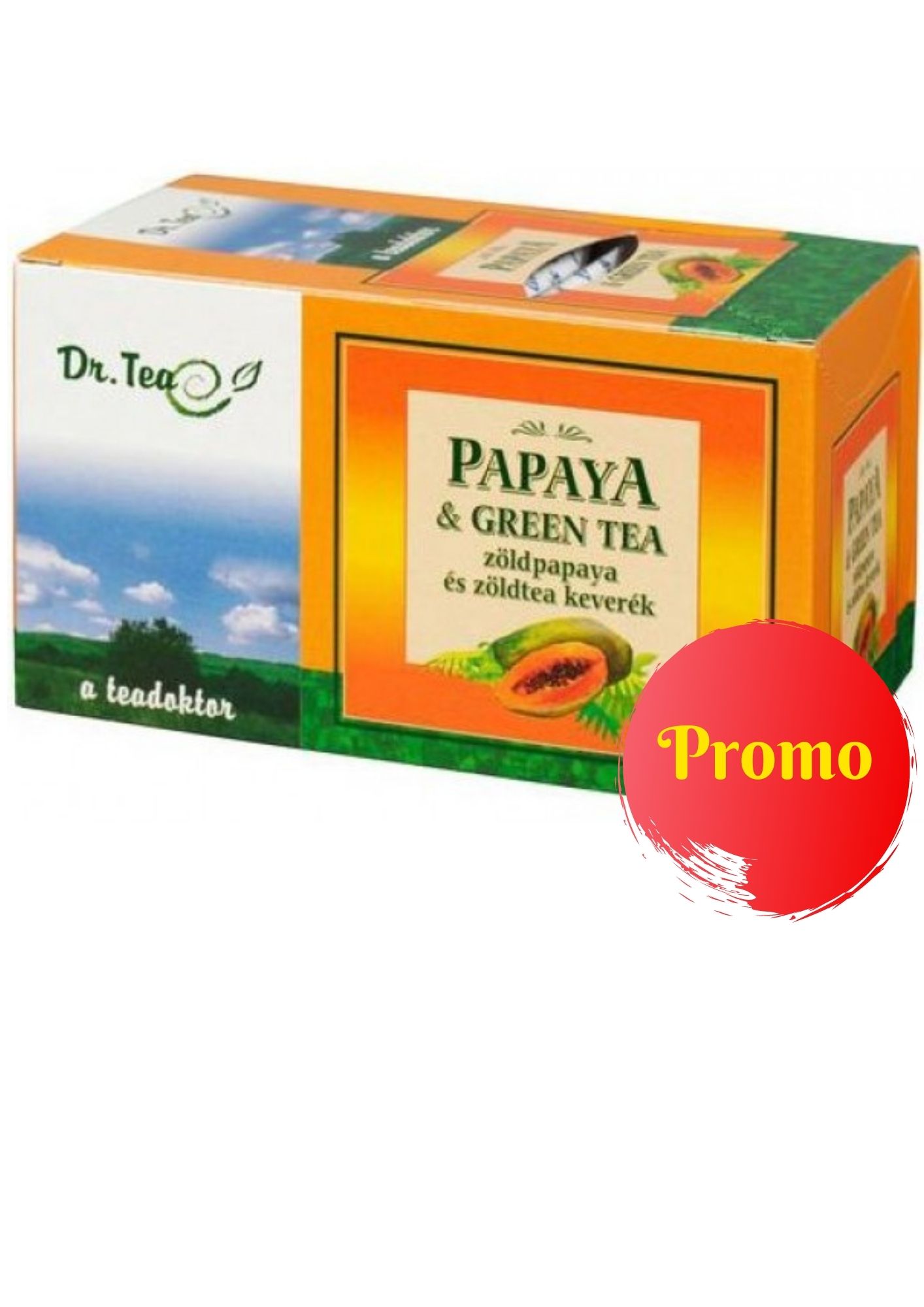 Ceai Verde cu Papaya