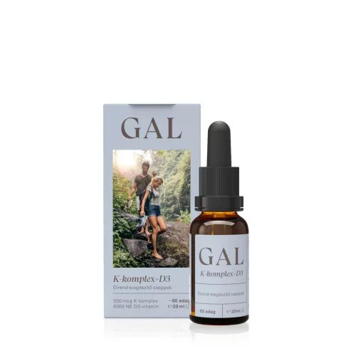 GAL Vitamina K complex +D3 500 mcg K-komplex + 4000 IU D3