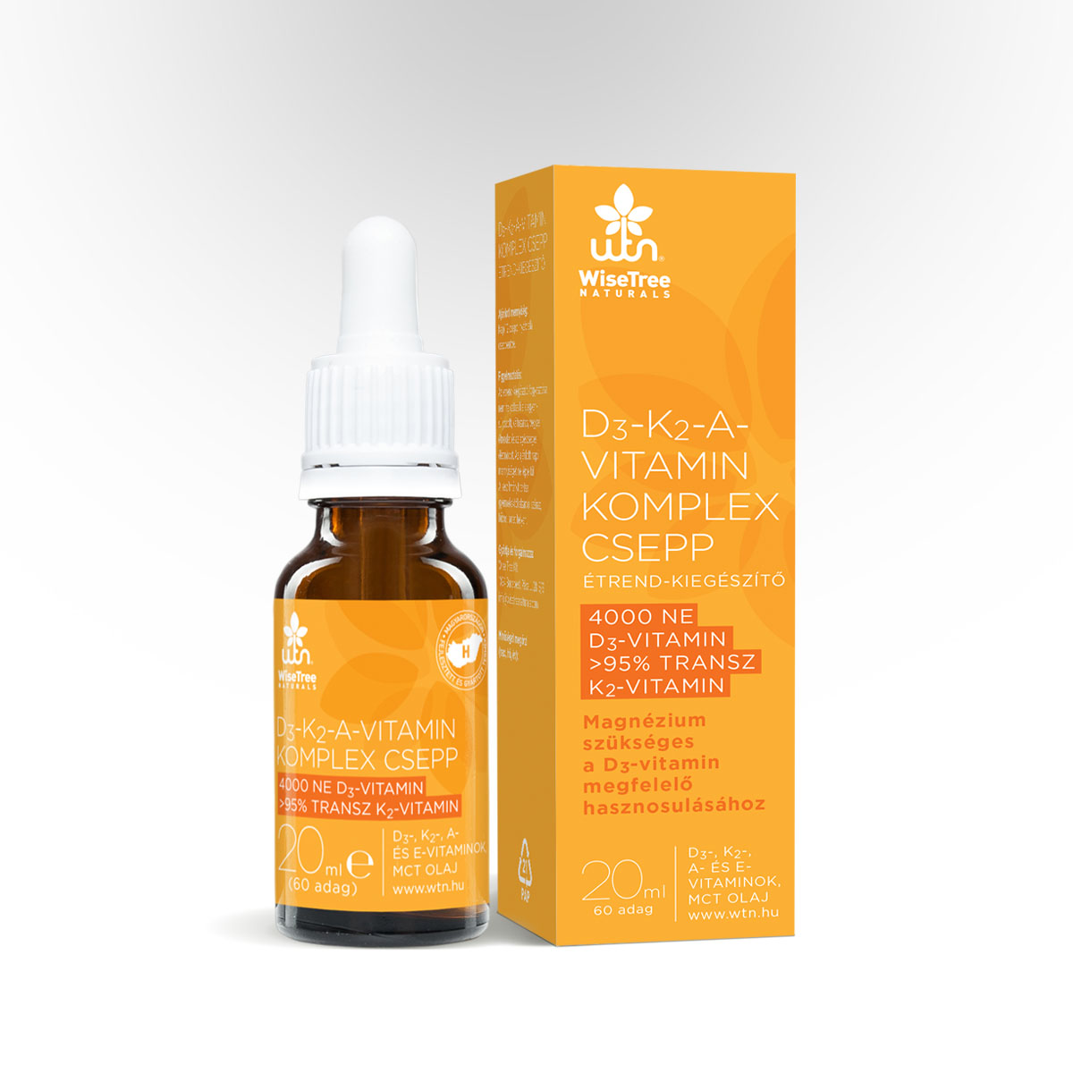 WiseTree Vitamine D3- K2-A  20 ml
