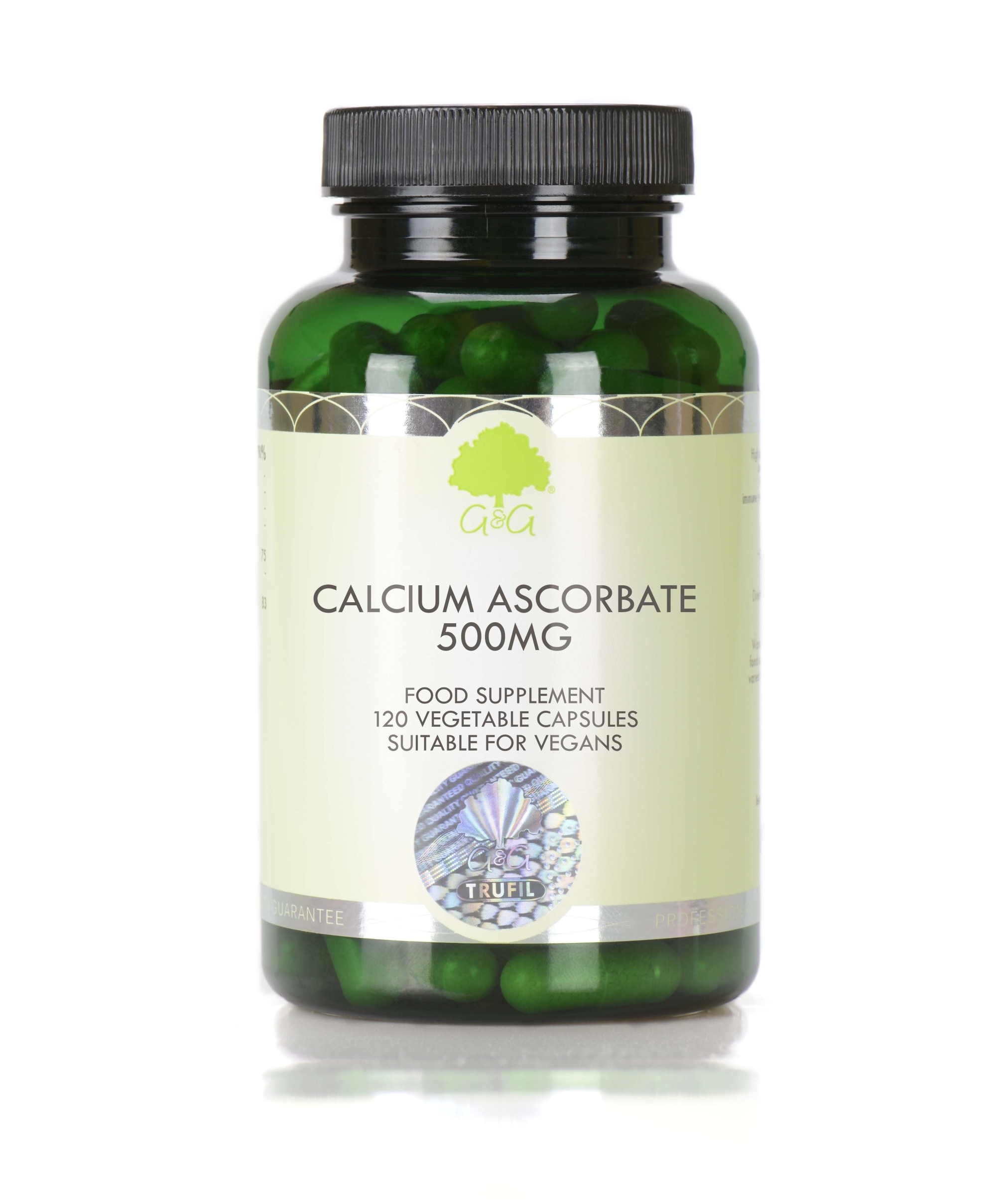 Vitamina C (ascorbat de calciu) 500mg - 120 capsule.